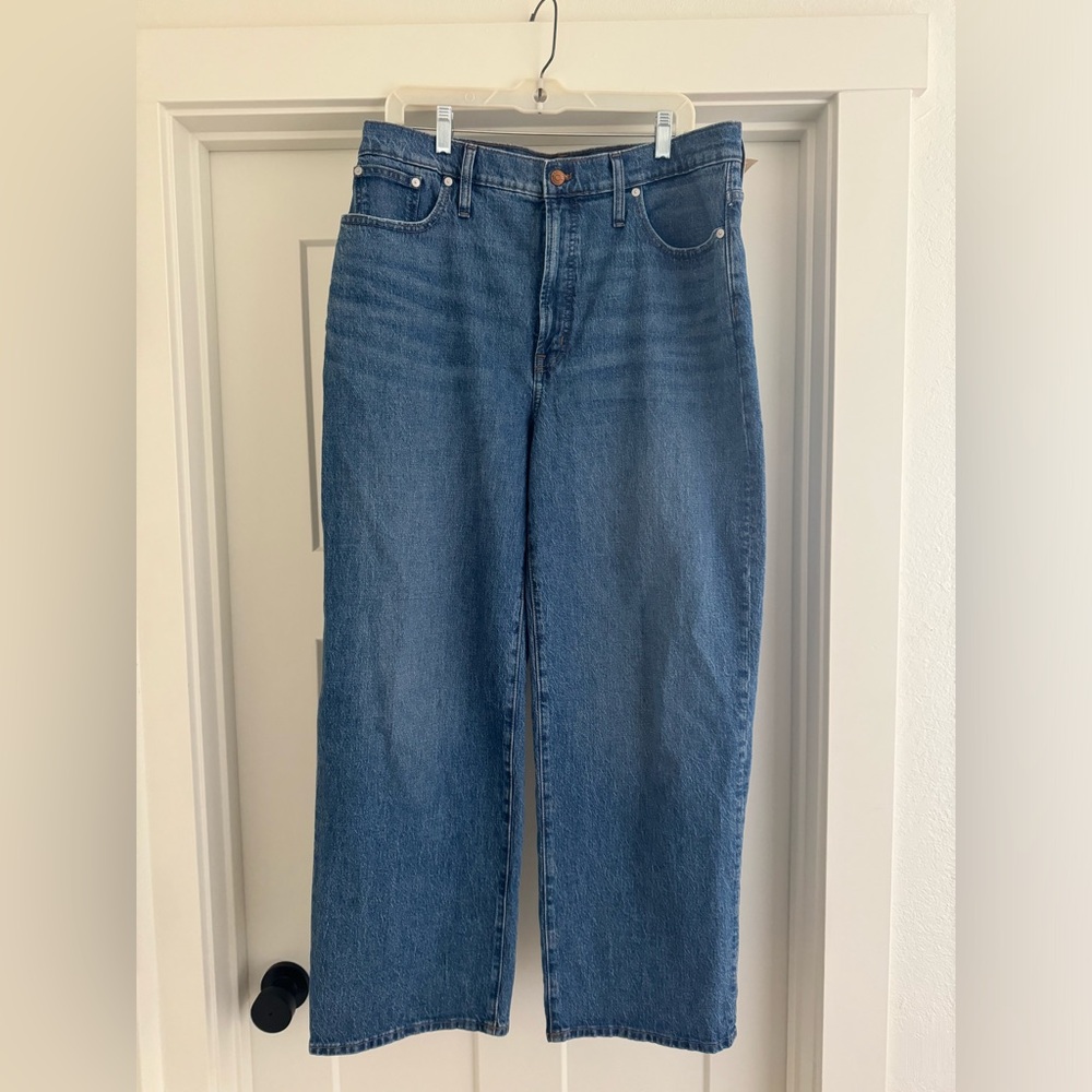 Madewell perfect vintage wide-leg crop Jean